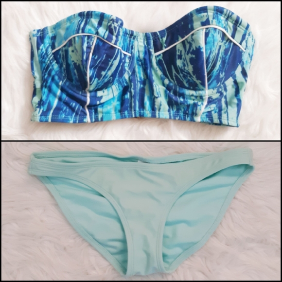 Xhilaration Swim Strapless Hiphugger Bikini Poshmark